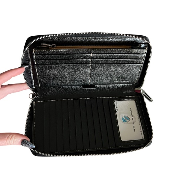 New Lavemi Black Wallet in Box - Picture 9 of 16